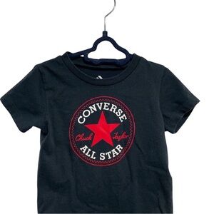 3 for $12 Converse Kids Navy Tee with Red Logo